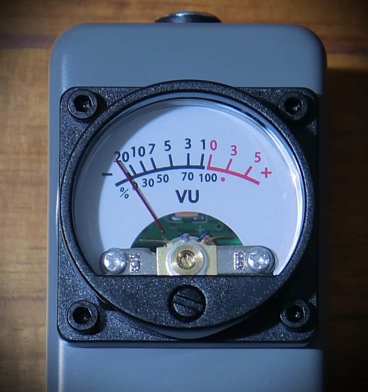 VU Meter Pedal – Signal Level Monitor – Pedalboard Utility image 1