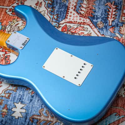 FENDER USA Custom Shop '62 Stratocaster *Dealer Exclusive Flamethrower Journeyman Relic "Lake Placid Blue" (2025) image 16