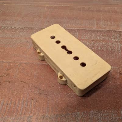 Fender Jazzmaster Guitar Pickup Late 1960s Cream Cover Gray Bobbin 7.91K image 8