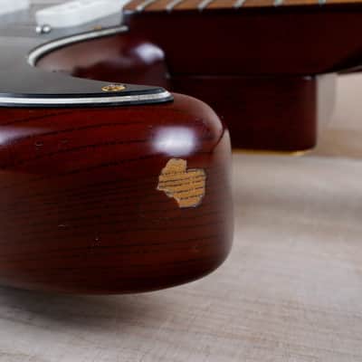 Fender Order Made ST-62 Stratocaster Reissue MIJ 1993 Satin Transparent Walnut Fujigen w/ Bag image 6