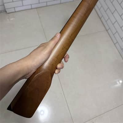 Stainless 22frets Banana head  Roasted Maple guitar neck Rosewood fingerboard Tuning Holes: 10 mm image 2