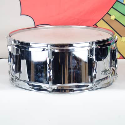 Used Premier 14 x 5.5" Chrome over Steel Snare drum image 4