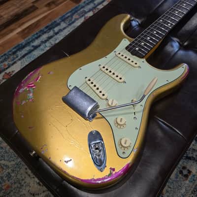 2016 Fender Custom Shop - Wildwood 10 - '61 Strat - Heavy Relic - Aztec Gold / Pink Paisley - Cruz Pickups image 8