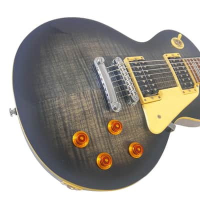 2000 Epiphone 7-String Les Paul - Transparent Black image 7