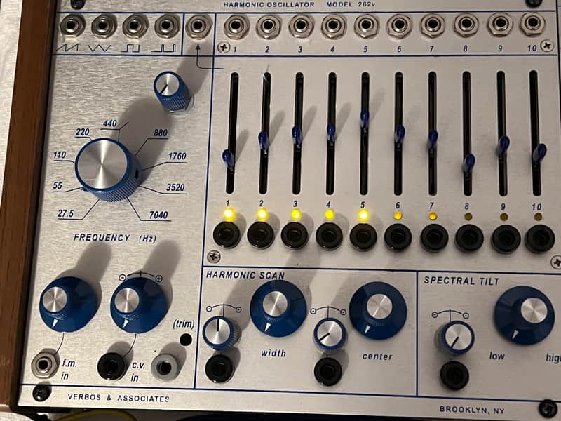 Verbos Electronics Buchla 262v Harmonic Oscillator 2012 - Silver