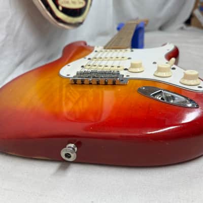 Fender USA Stratocaster Guitar with Case - neck has been re-fin'd / re-fretted / re-shaped 1982 image 16