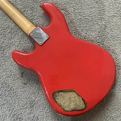 Custom Red Glossy Finish Guitar, Basswood Body, Maple Neck, Rosewood Fingerboard, Silver Hardware image 11
