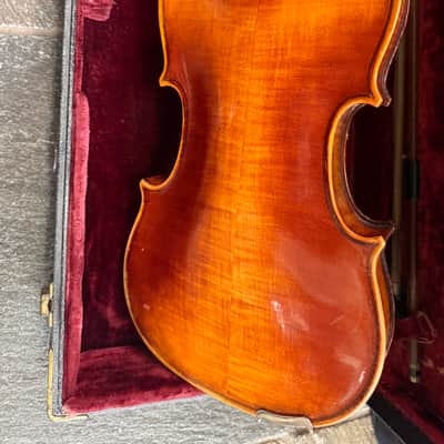 German Violin with case and bow, full size. William Lewis brand brand German Violin. Full size with case and bow. image 7