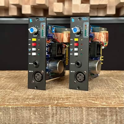 API 512c 500 Series Mic Preamp Module Matched Pair. Sequential Serial Number 512 C. 903.1374/903.1375 image 1
