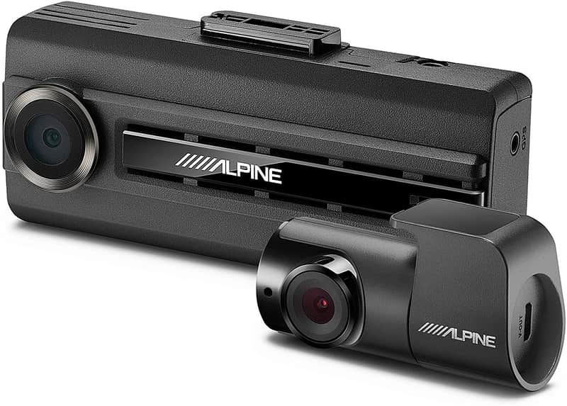 Alpine DVR-C310R WiFi Enabled Premium 1080P Dash Camera Bundle (Front & Rear) with Impact Recording image 1