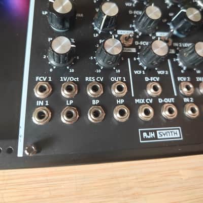 AJH Synth Gemini 2412 Dual Vintage State Variable Filters (Black) - SEM/Oberheim Style image 4