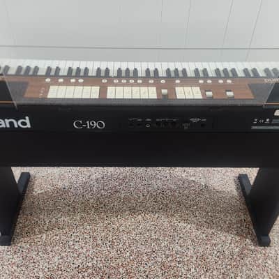 Rare Roland C-190 Digital Organ Piano Keyboard w/ Stand C190 image 6