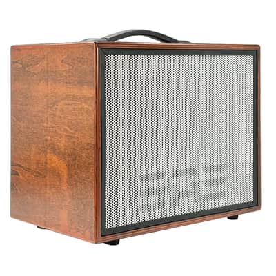 Elite Acoustics EAE D6-58 120W Open Box Acoustic Amplifier with LFP Battery and Bluetooth - Wood image 4
