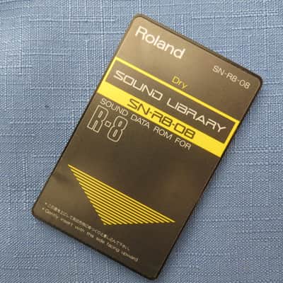 ROLAND Expansion Drum card for R-8M, R-8 and R-8M mkII Late 90's - black