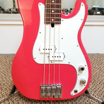 used Mike Lull P4 Bass in Fiesta Red, Very Good Condition with Gig Bag image 4