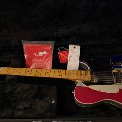 Fender Buck Owens Signature Telecaster 2024 - Present - Red, Silver, and Blue Sparkle image 6