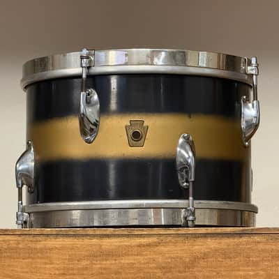 1940's WFL 11" Black & Gold Zephyr Lug Tom 7"x11" image 2