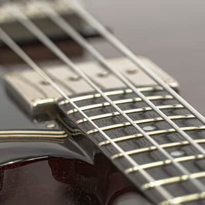 1981 Greco EB-500 SG Style Bass w/ Massive Sounding Mudbucker, Punchy Bridge Humbucker image 10
