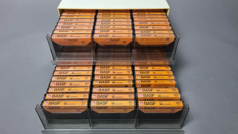 78X Used BASF LH SM 60/90/120 Cassette tapes 1980's image 1