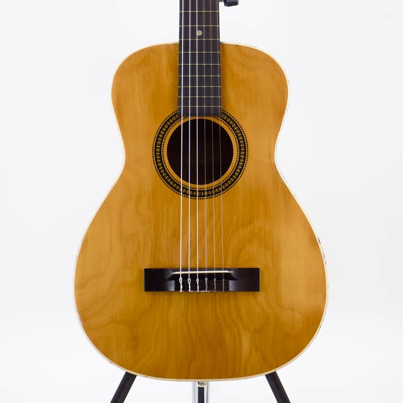 Used Harmony H937 Vintage Parlor Acoustic Guitar Very Good Condition image 1