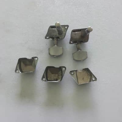 5 Vintage Style Electric Guitar Open Mounted Casing Gear Tuners Parts Headstock image 5