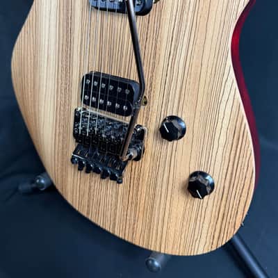EVH Wolfgang Standard Exotic Zebrawood Electric Guitar Natural Satin Finish image 8