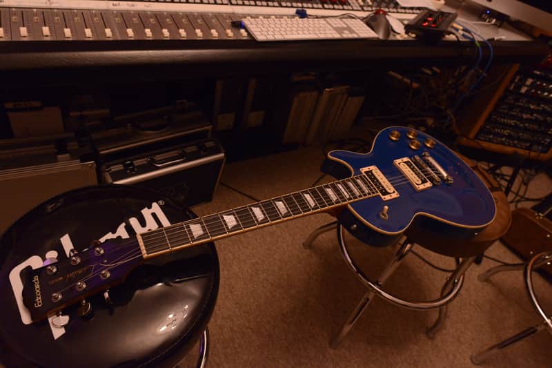 ESP Japanese Edwards Blue Les Paul Standard Gibson style 50's neck