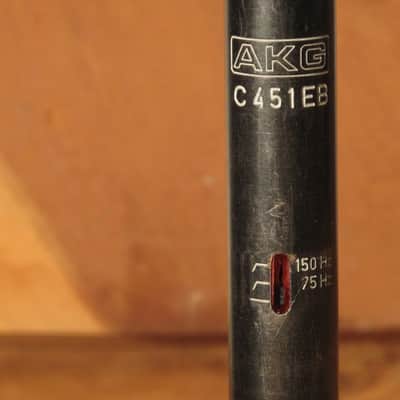 AKG C 451 EB with CK1 small diaphragm condenser vintage microphone SN 15370 image 3
