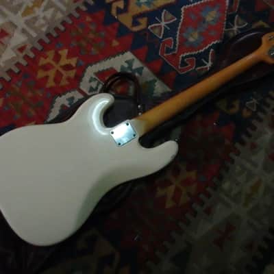 1982 Fender Japan JV P-Bass PB62-115 Precision Tone Vintage White rare image 9