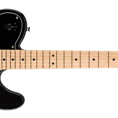 SQUIER - Paranormal Esquire Deluxe Maple Fingerboard Black Pickguard Metallic Black - 0377045565 image 1