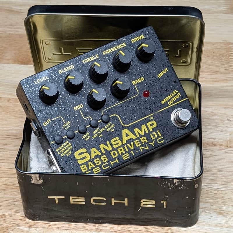 Tech 21 Sansamp Bass Driver D.I. V2 2016 - Present - Black image 1