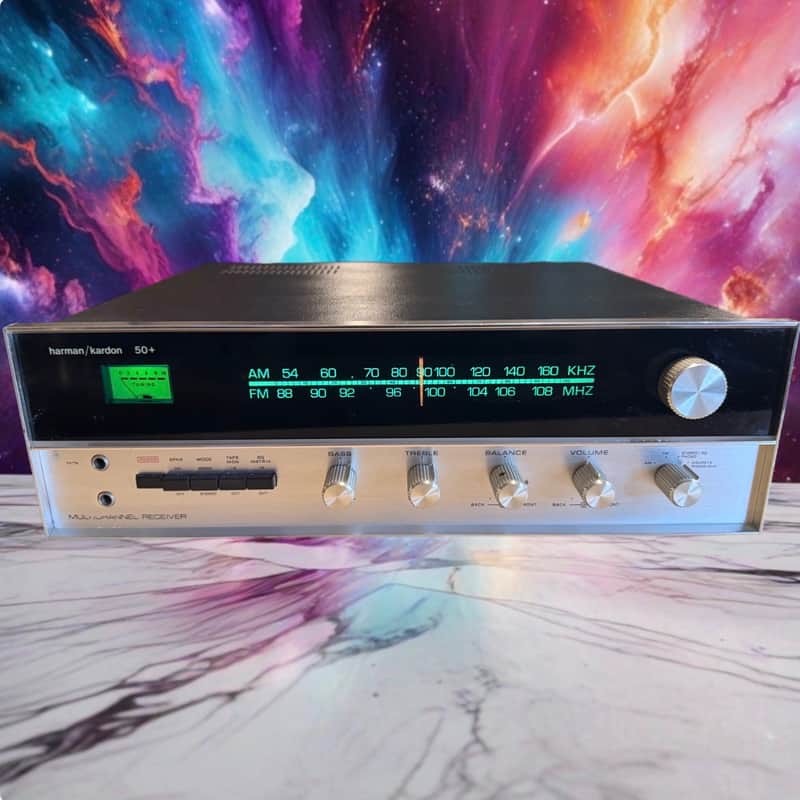 RARE Harman Kardon 50+ Twin Power 2/4 channel Monster Receiver Freshly Serviced! image 1