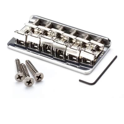 Callaham Hardtail Bridge, 2-7/32" String Spacing, 3-Screw Mount image 1