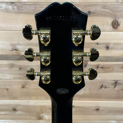 Epiphone Les Paul Custom Electric Guitar - Ebony image 6