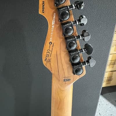 ESP LTD SN-1000 FR Electric Guitar - Black Blast image 6