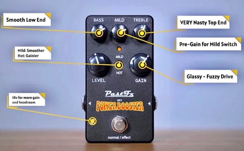 PastFx 18V Power Booster - Buffalo fx Power Booster inspired
