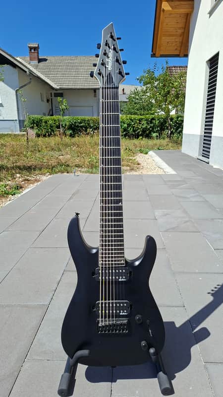 Jackson JS Series JS32-8 DKA Dinky Archtop with Amaranth Fretboard 2019 - Present - Satin Black image 1