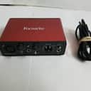 Focusrite Scarlett Solo (Gen 2) Red 2nd Generation MKII XLR TRS USB Audio Interface W/ Cable