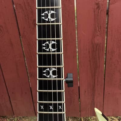 USED 2011 ESP Signature Series Max Cavalera AX Camo (Left Handed) w/case image 8