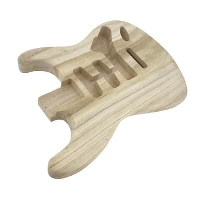 Stratocaster Style Electric Guitar SSH Body, Paulownia image 4