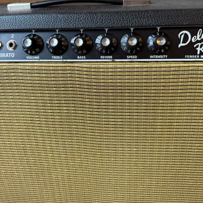 1967 Fender Deluxe Reverb Blackface image 4