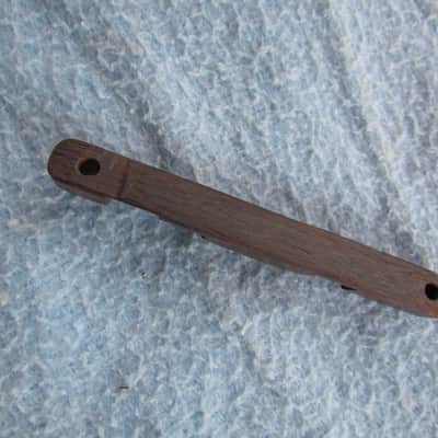 Vintage Compensated Rosewood Brigde Top For Adjustable Archtop Bridge Cool 50's/60's Era Rosewood Archtop Bridge image 5