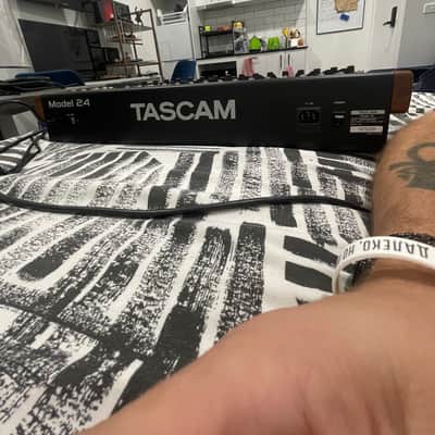 TASCAM Model 24 Multitrack Recorder / Mixer / USB Interface 2018 - Present - Black with Wood Cheeks image 5