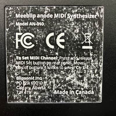 Meeblip Anode Synthesizer model AN-010 - MINT image 8