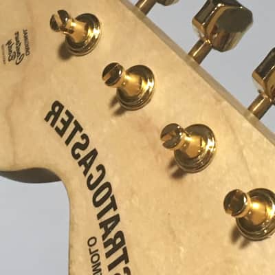 Lefty Fender Fullerton 1978-1982 Reissue Chrome Vintage GOLD Left F Tuners Relic image 7