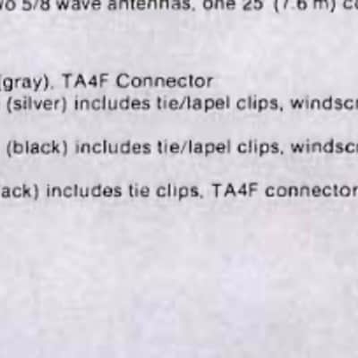 VTG Pair Telex WLM-200 Omnidirectional Electret Lapel Microphones LEMO Connector image 11