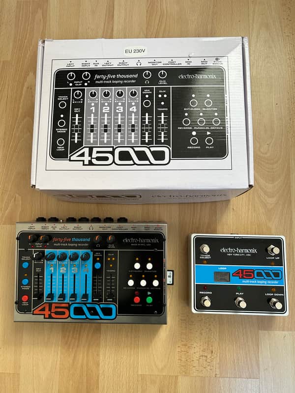 Electro-Harmonix 45000 Stereo Multi-Track Looper with Foot Controller 2013 - Present - Silver / Black image 1