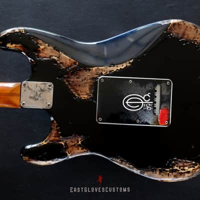 Fender Stratocaster HSS Deluxe Series Sunburst Heavy Aged Relic by East Gloves Customs image 11