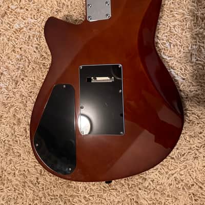 Reverend Kingbolt RA FM with Roasted Maple Neck 2010s - Blue Flame Maple image 3