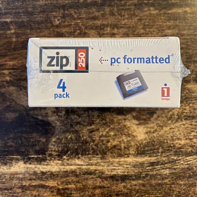 4x Iomega ZIP Disk 250MB in sealed box image 2